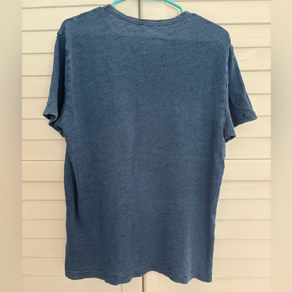 Madewell Men's 100% Cotton Blue Pocket T-Shirt M - Picture 3 of 4